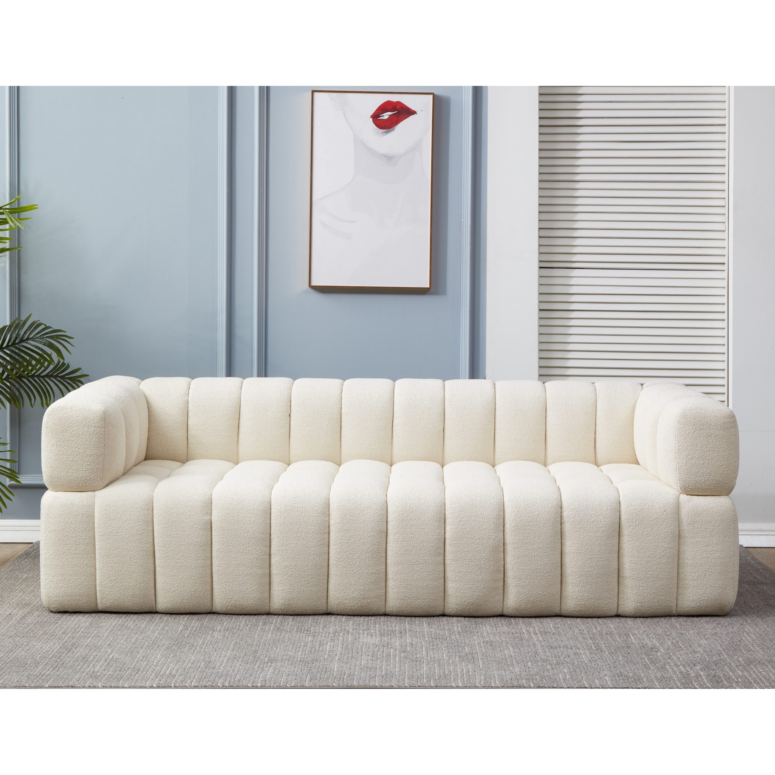 Safavieh Couture Calyna Channel Tufted Sofa (Fully Assembled) - 90 In W ... with The Safavieh Couture Calyna A Timeless Addition to Any Room