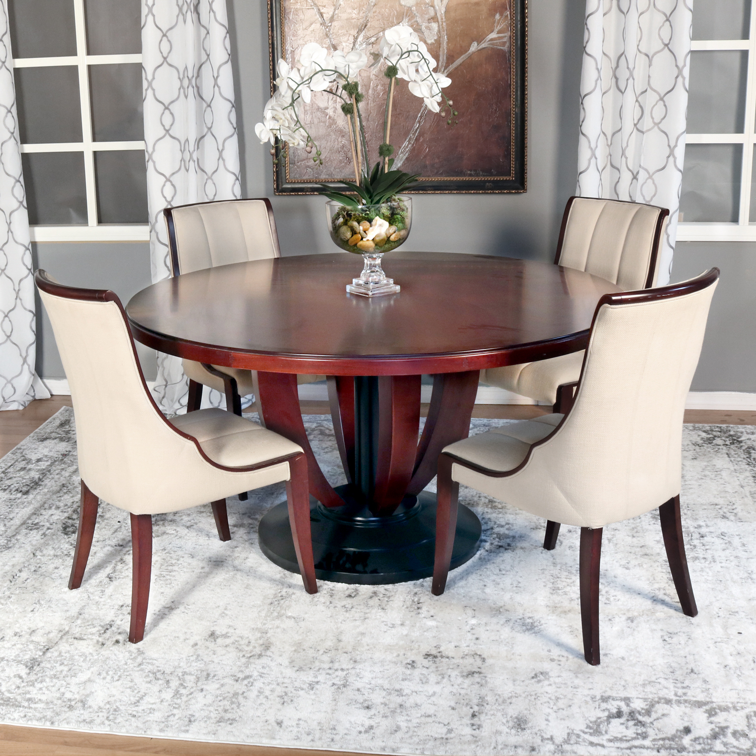 Sally 5 Piece Transitional Dining Room Set | Sigla Furniture in