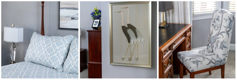 Serene Retreat - Interior Design, Window Treatments, Room Designing ... throughout
