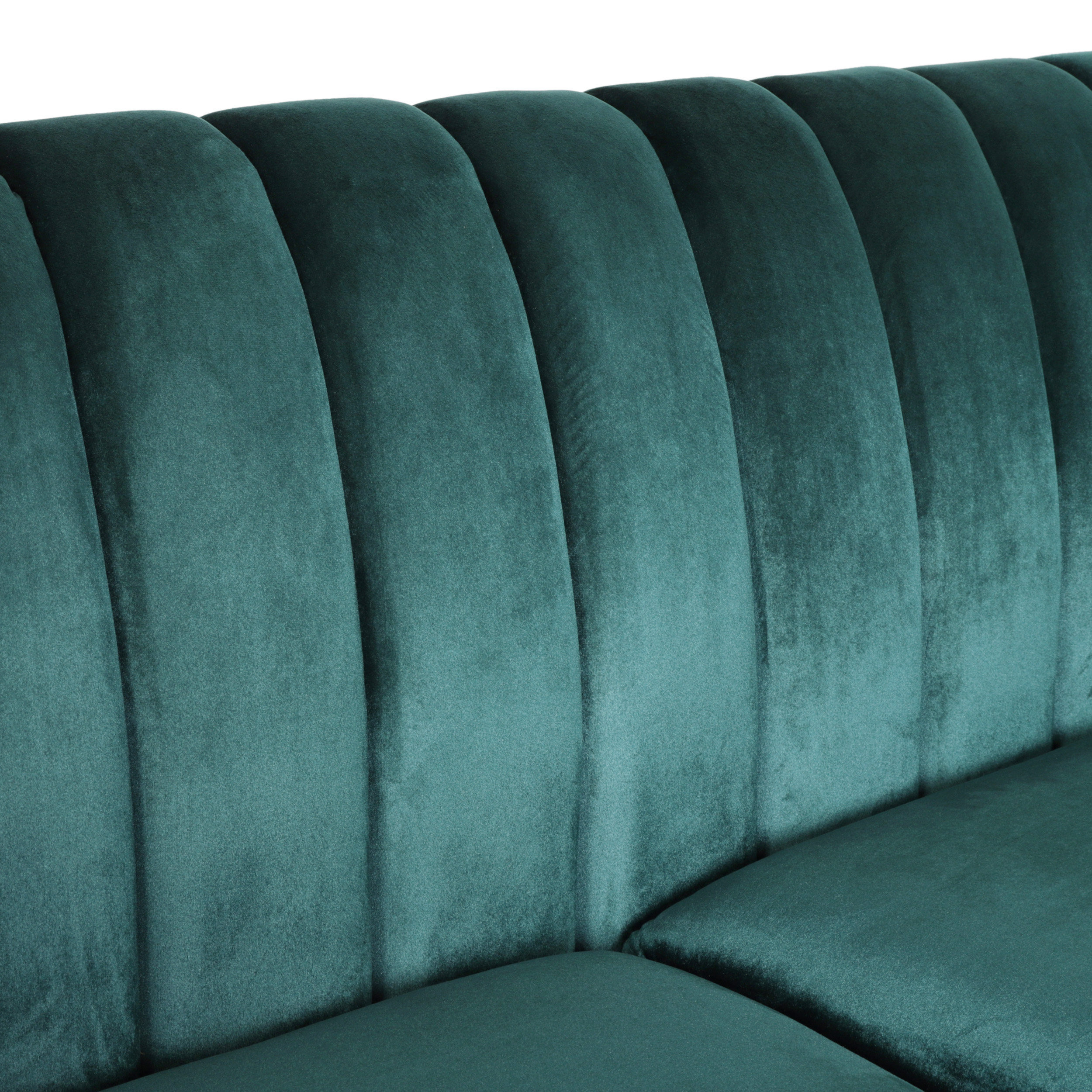 Susan Contemporary Velvet 3 Seater Sofa - Midcentury - Sofas - By ... within Unveiling the Beauty of the Teal and Dark Brown Susan Velvet Sofa