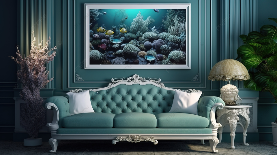 Timeless Elegance Luxurious Upholstered Furniture Complementing A Wall ... pertaining to