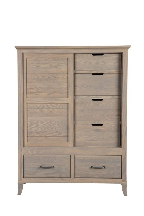 Tribeca Chifferobe W/ 6 Drawers (Door On Left) - Plymouth Furniture with regard to Maximizing Storage in Your Nursery with the Leland Sandwash Gray Chifferobe