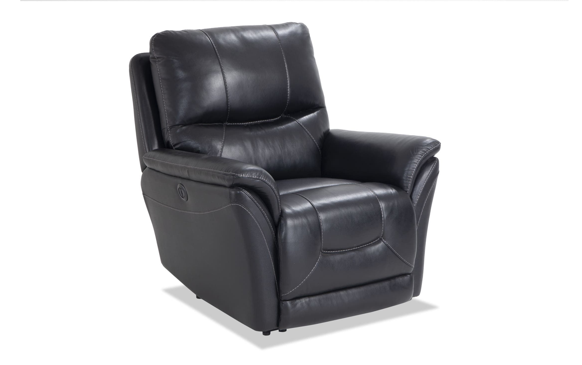 Turbo Black Leather Power Recliner In 2021 | Power Recliners, Recliner ... intended for