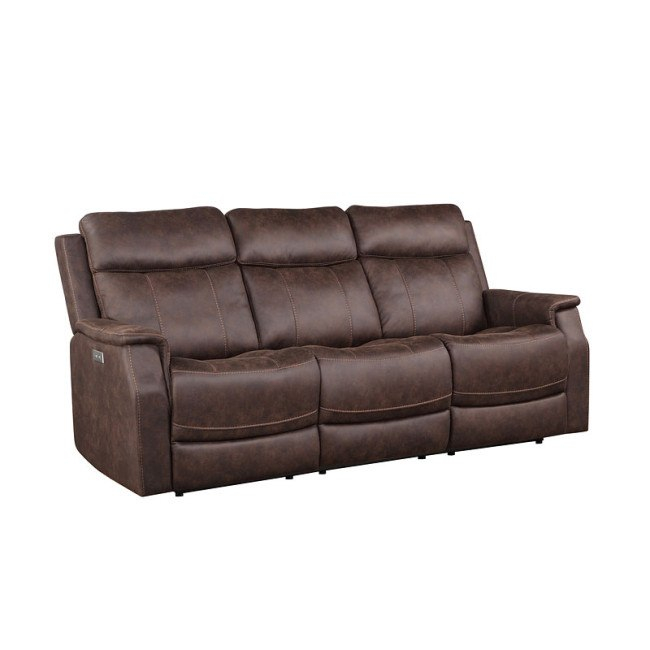 Valencia Power Reclining Sofa (Walnut) By Steve Silver Furniture, 1 ... intended for