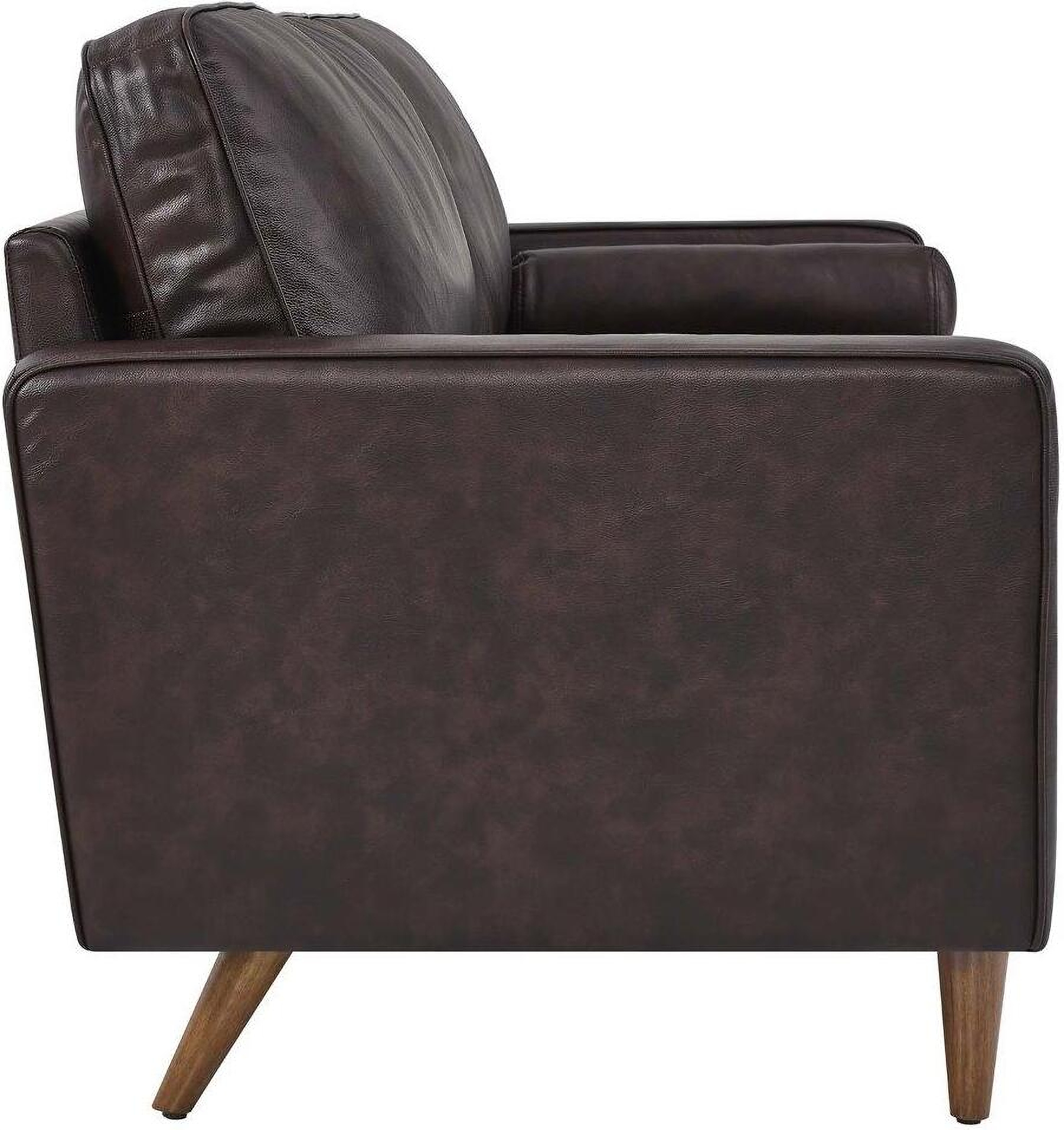Valour Brown 81 Inch Leather Sofa By Modway | 1Stopbedrooms for