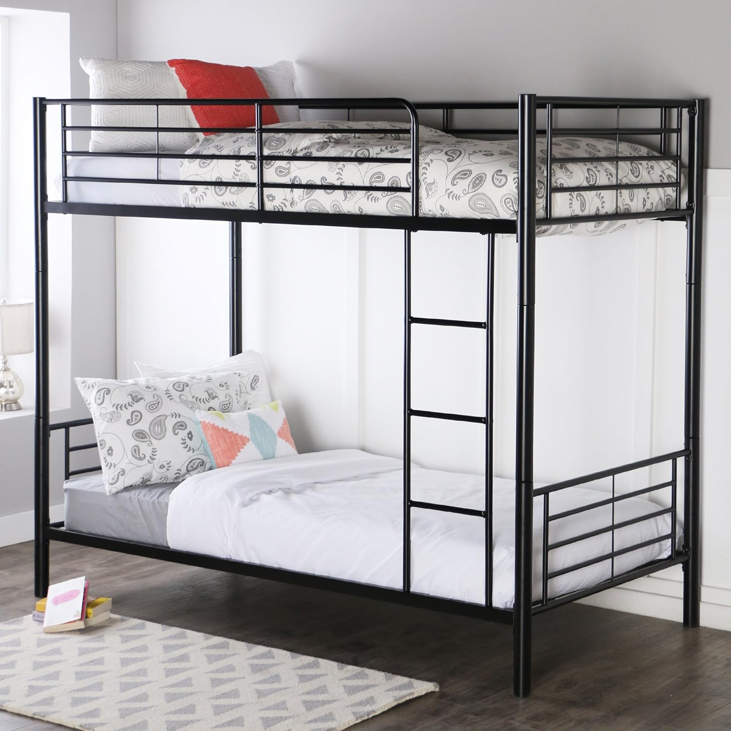 White Metal Bunk Beds For Everyone - Top Bunk Beds Reviews for Designing for Tomorrow The Enduring Appeal of White Metal Bunk Beds with Smart Features