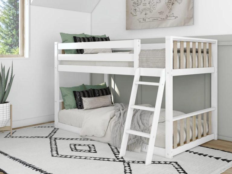 16 Best Twin Over Twin Bunk Beds inside The Timeless Charm of White Wooden Twin Over Twin Bunk Beds for Kids' Rooms