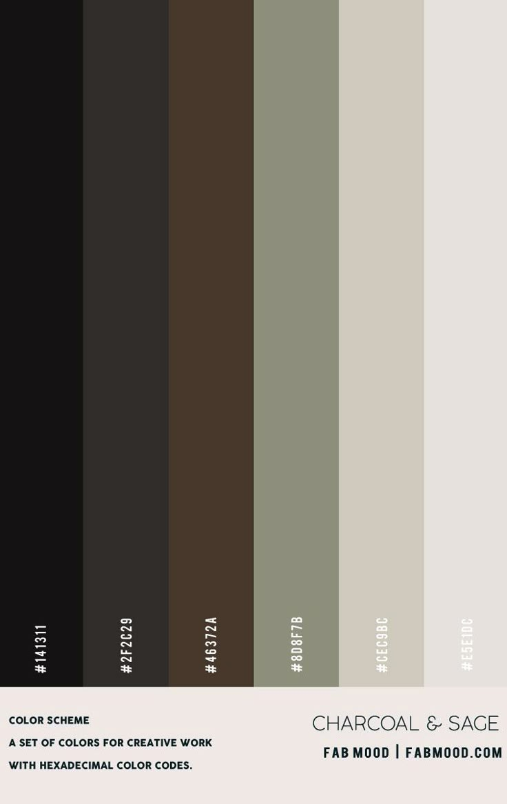 20 Best Bedroom Colour Combination Ideas: Brown, Charcoal, And Sage intended for