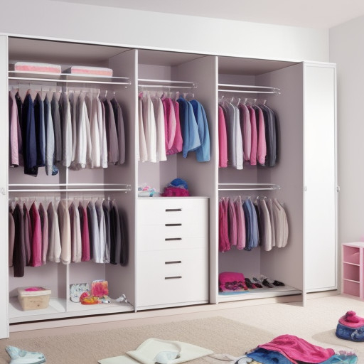 20 Kids Wardrobe Designs: Ideas For Colours, Types, Placement with Effortless Style and Functionality in White Kids' Wardrobe Designs