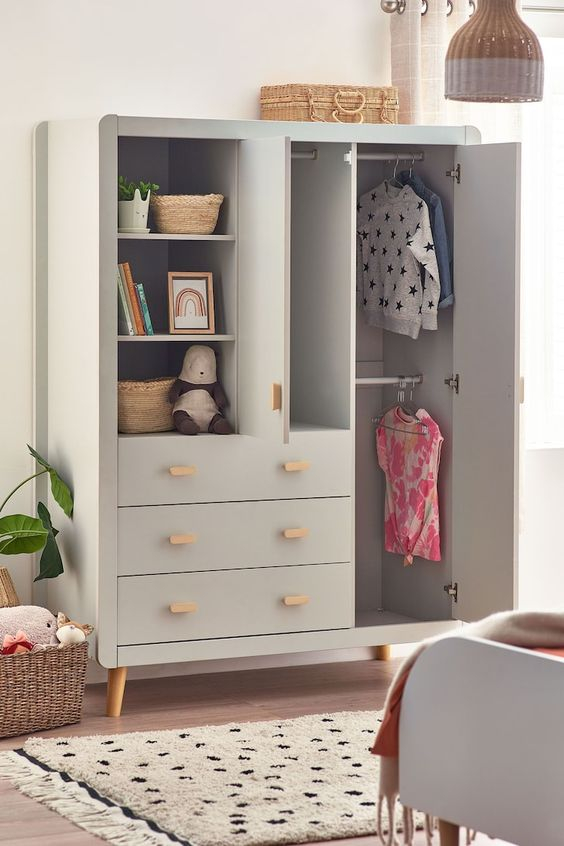 20 Kids Wardrobe Designs: Ideas For Colours, Types, Placement within
