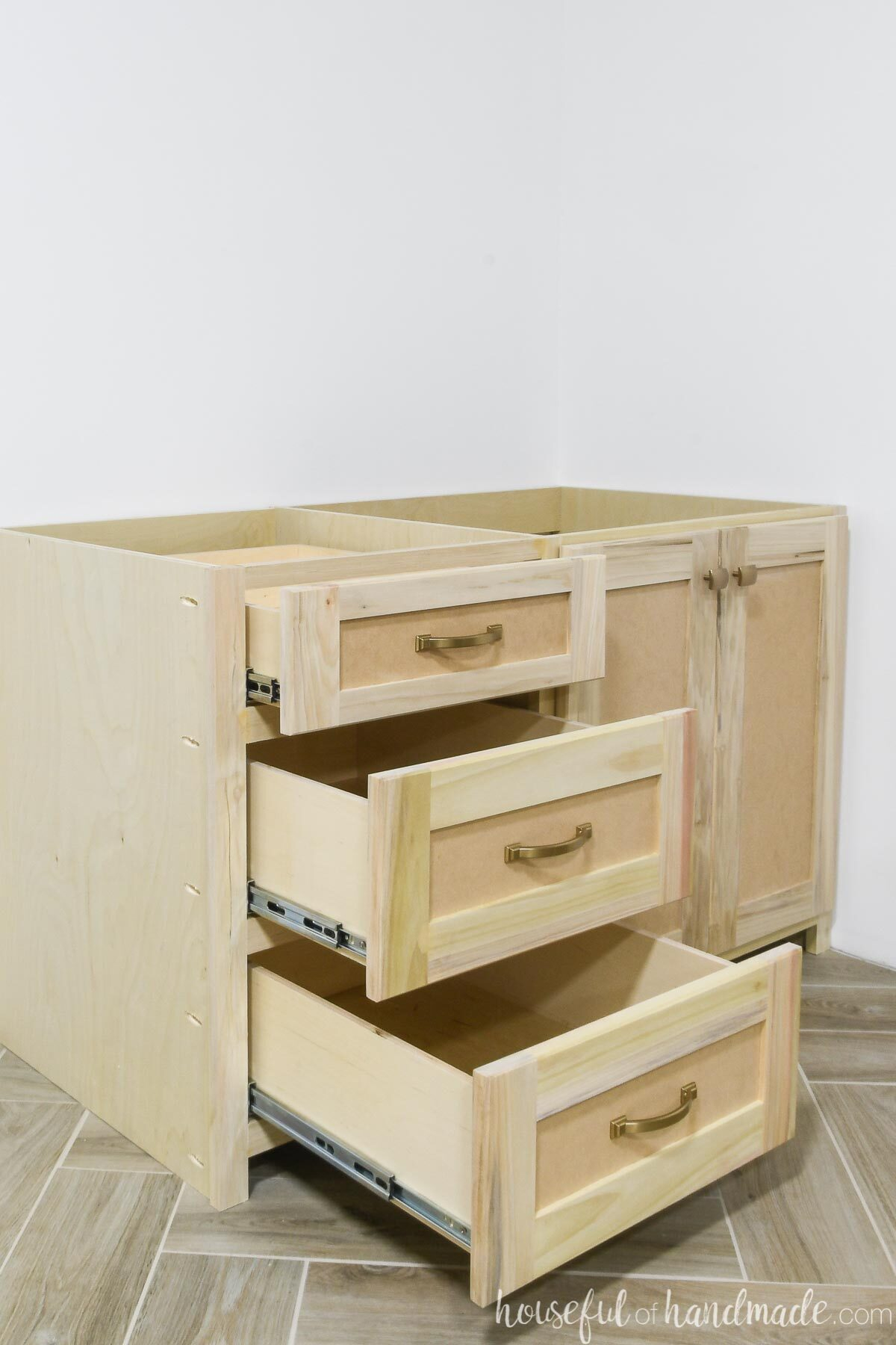 3 Easy Ways To Build Diy Drawers - Houseful Of Handmade throughout How a No-Leg 3-Drawer Cabinet Can Transform Your Room