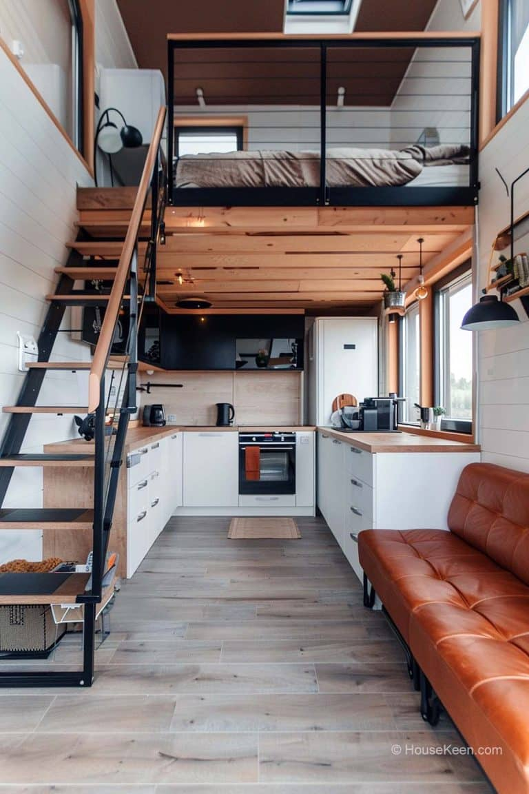 33 Tiny House Concepts With Great Loft Spaces (Pictures) with Creating Cozy and Functional Spaces with Full House Low Loft Designs