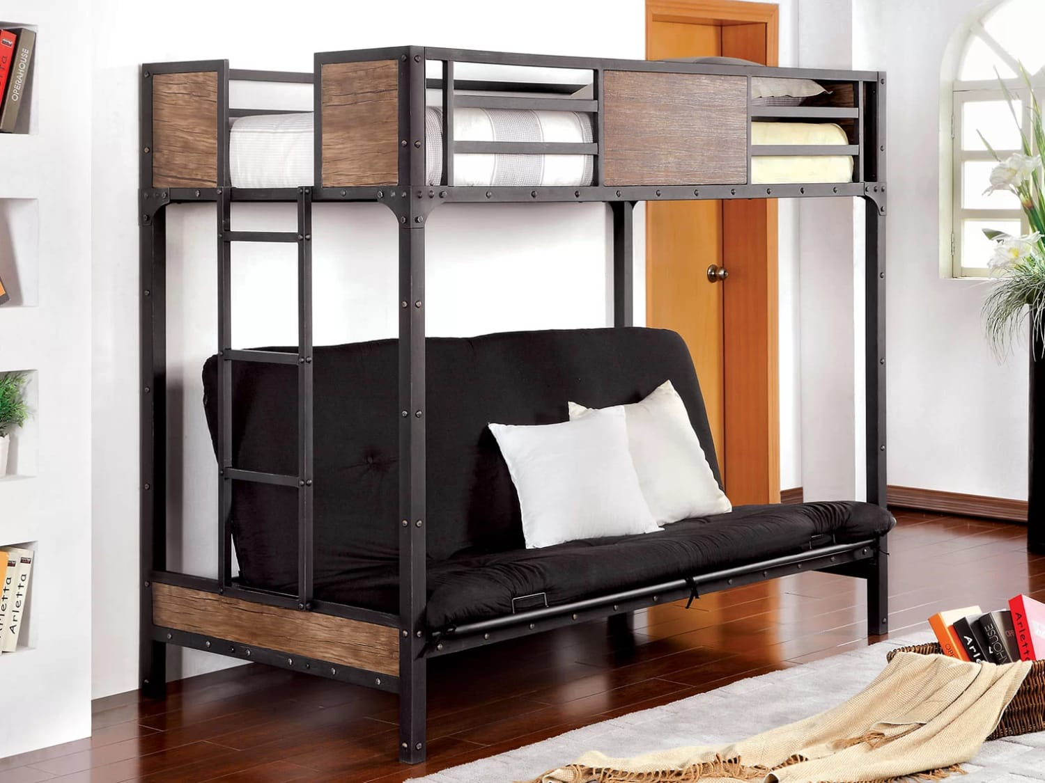 6 Popular Futon Bunk Beds inside Creative Ways to Style and Utilize Your Emma Mason Julian Twin/Futon Bunk Bed