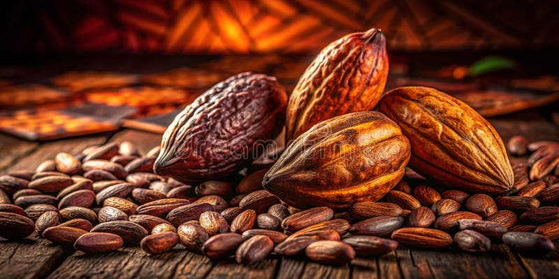 A Deep Dive Into The Architectural Beauty Of Cocoa Pods And Beans ... for A Deep Dive into the Artistry of Pebble Tables