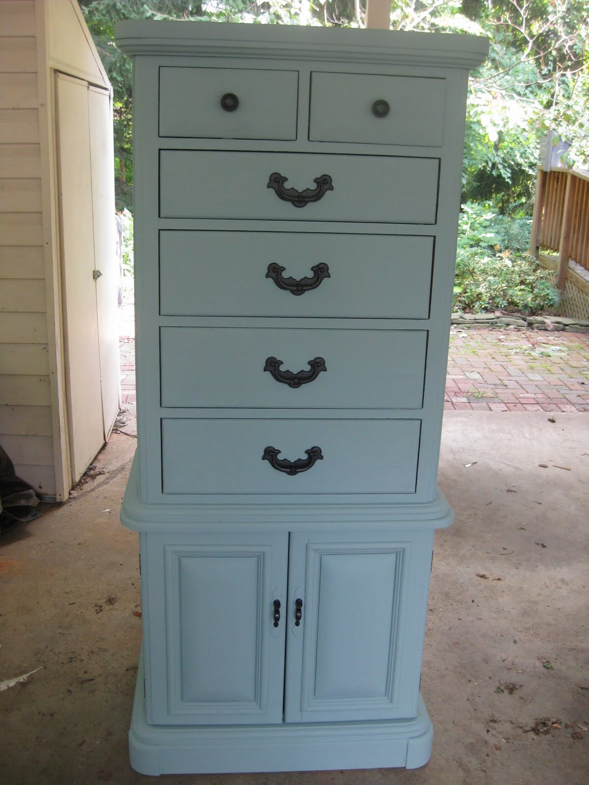 An Inch Of Gray: Before And After: Pier Chest regarding