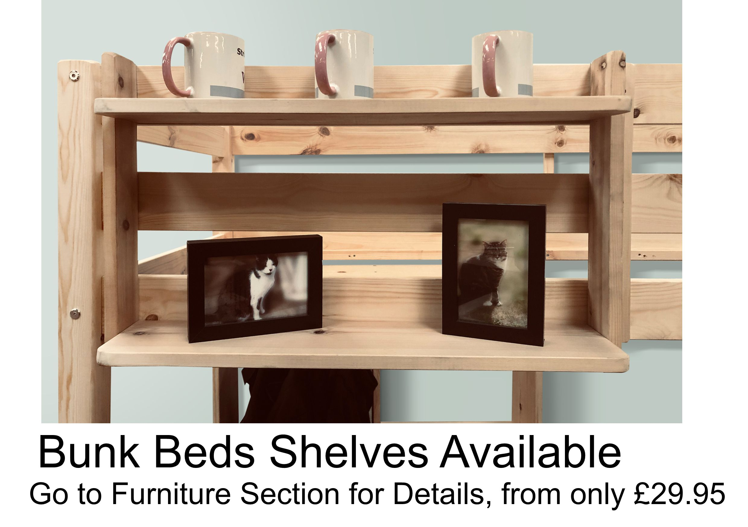 Aspen Heavy Duty Pine Bunk Bed | Buy Bunk Bed With Ladder in