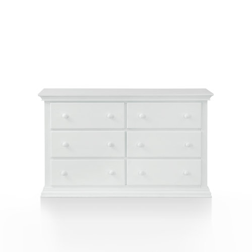 Baby Cache Harper Trace 6 Drawer Double Dresser | Wayfair within Expert Insights into the Baby Cache Montana 6-Drawer Dresser's Design