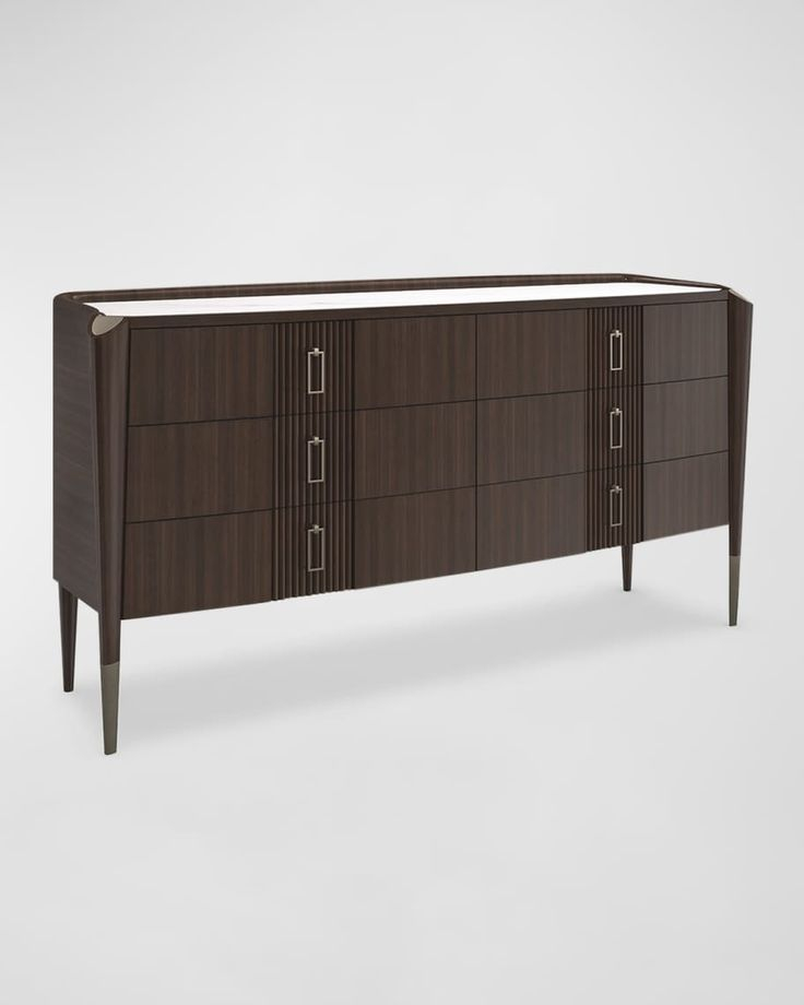 Caracole The Oxford Dresser | Dark Wood Dresser, Dark Wood, Wood Dresser with Designing with Wood Tones Exploring the Palma Dresser's Palette