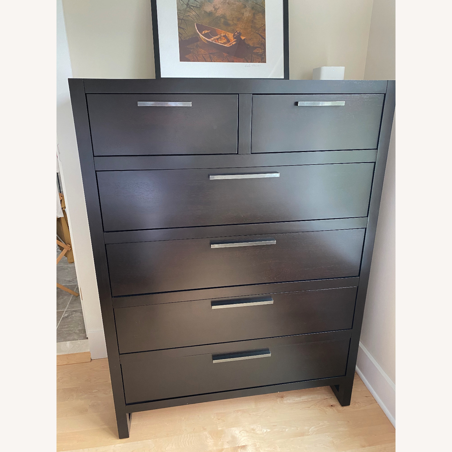 Chocolate Brown Modern Bedroom Dresser - Aptdeco for Is the Charcoal Brown Glendale Dresser the Right Choice for Your Nursery?