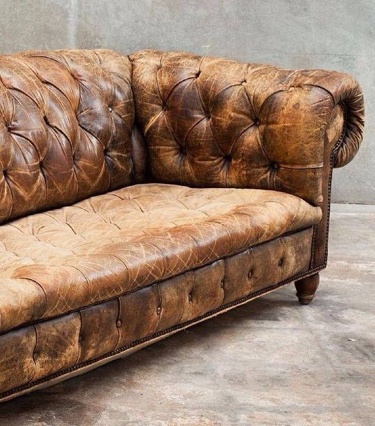 Classic Leather Sofa | Stylish Interior Design, Furniture Inspiration, Sofa intended for