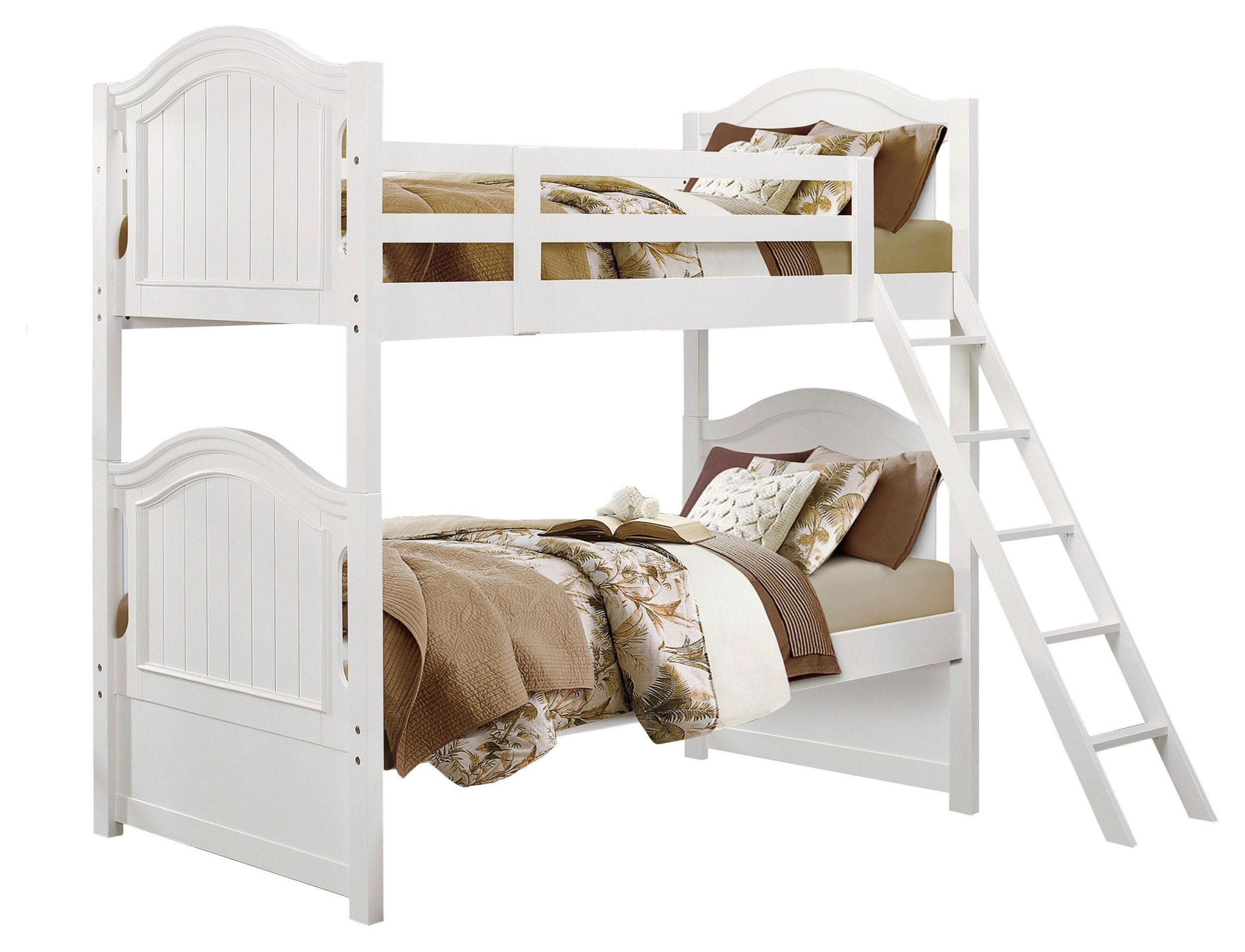 Clementine White Twin Over Twin Bunk Bed In 2022 | Wood Bunk Beds, Twin ... intended for The Timeless Charm of White Wooden Twin Over Twin Bunk Beds for Kids' Rooms