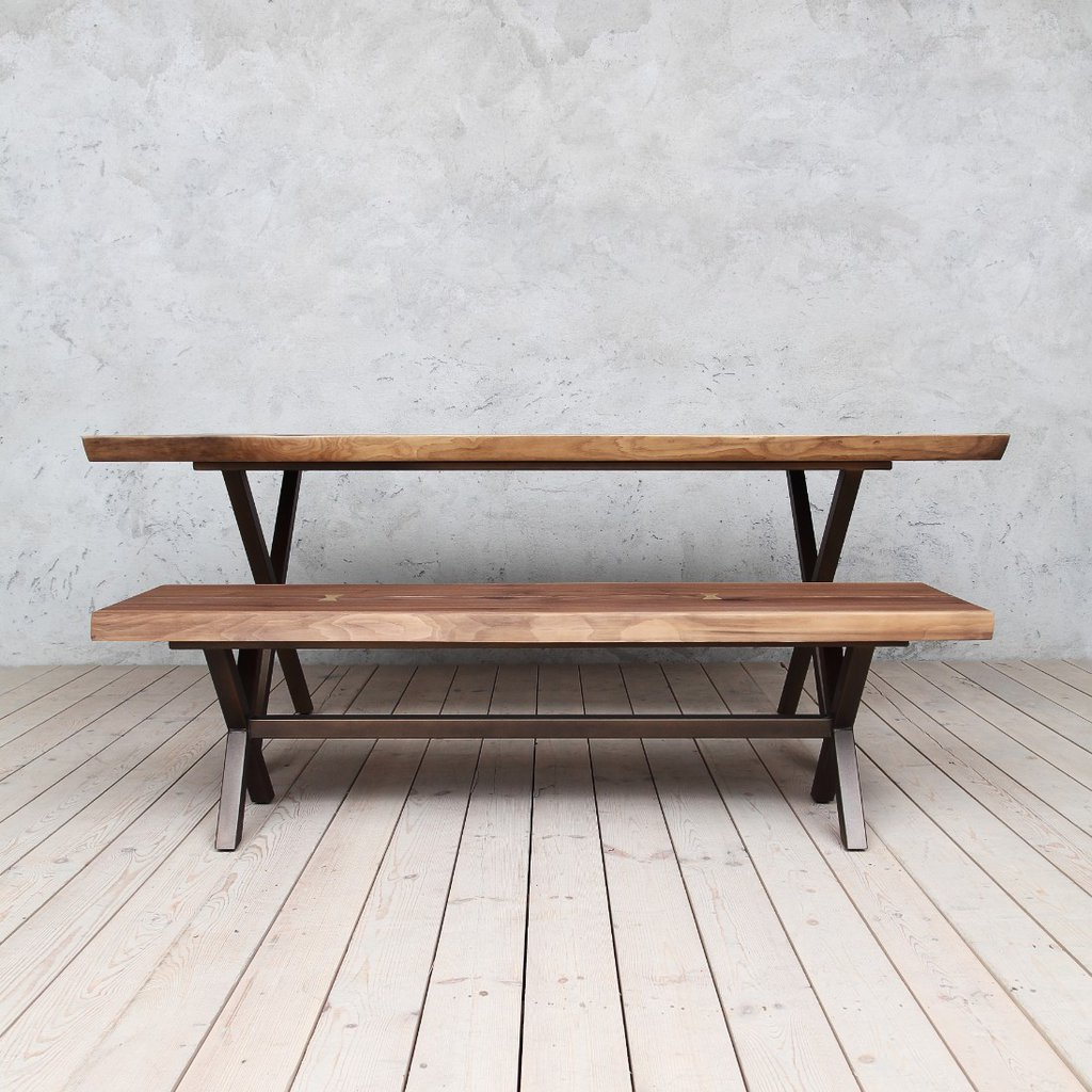 Dining Tables Model Chelsea Walnut Bronze | Best Price In The Uk intended for