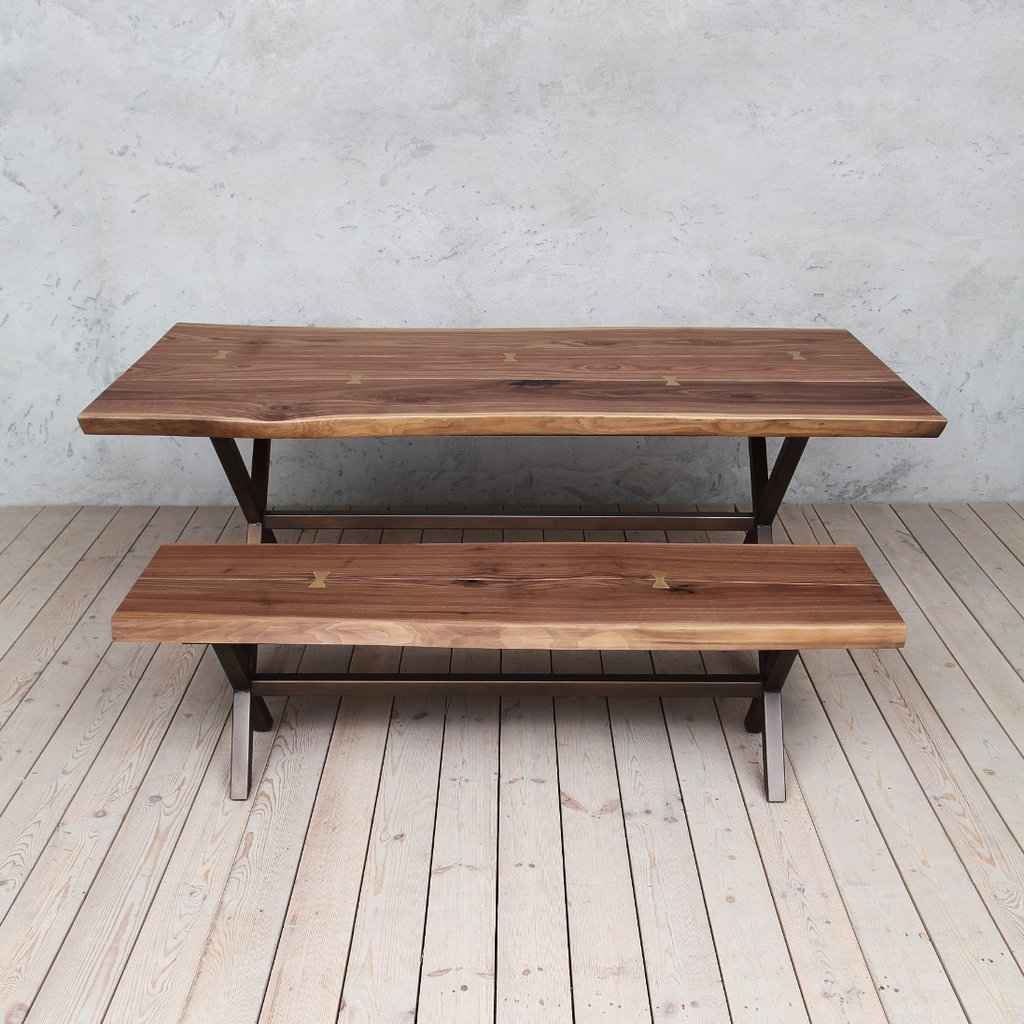 Dining Tables Model Chelsea Walnut Bronze | Best Price In The Uk intended for