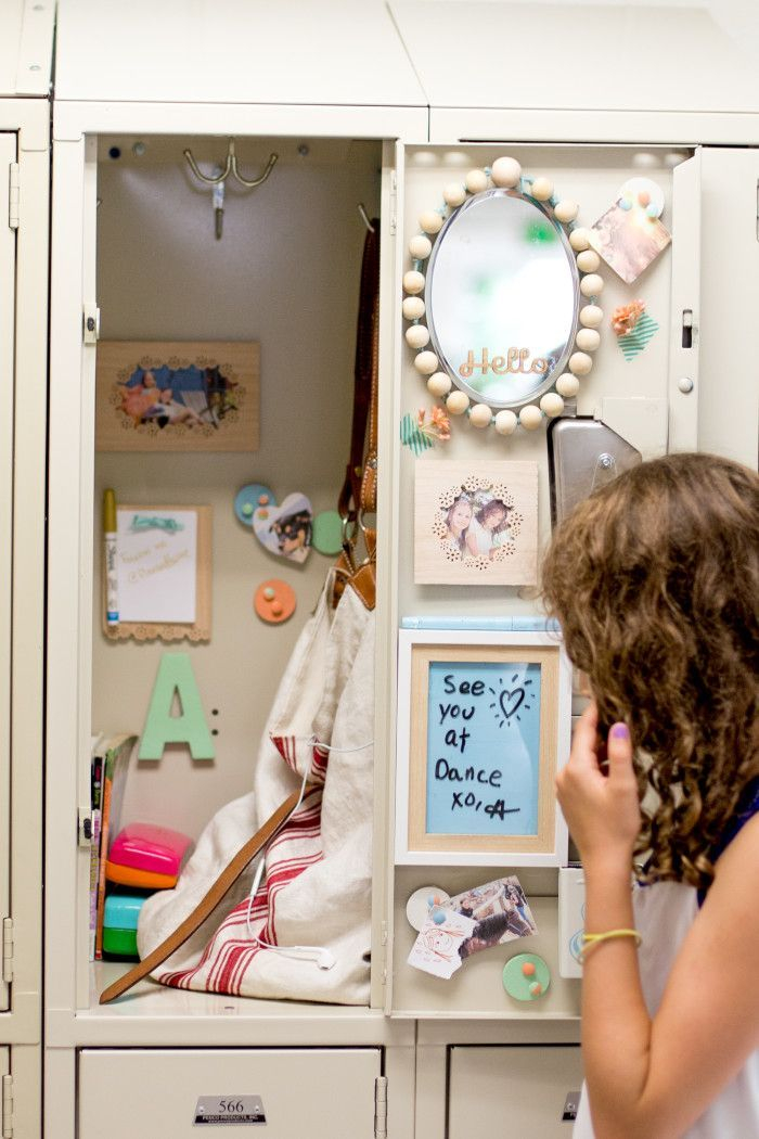 Diy Locker Decorations: Wooden Frames + Notepad (Flax &Amp; Twine | Craft ... regarding