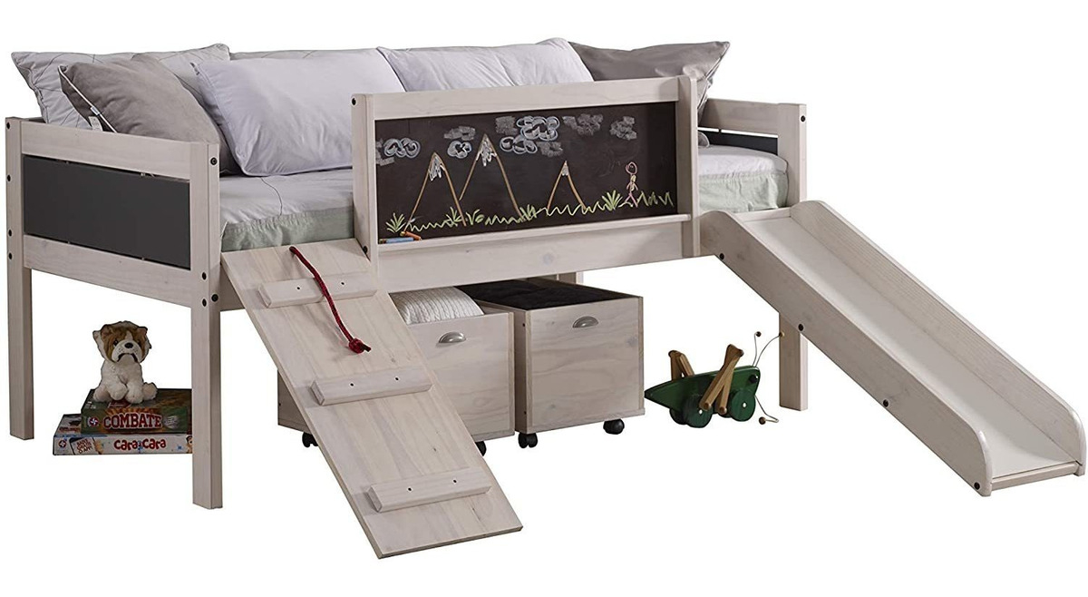 Donco Kids 3005-3005C-Tlwwdg Twin Art Play Junior Low Loft C ... with regard to