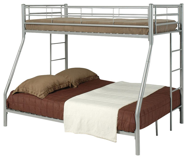Emma Mason Signature Julian Youth Twin/Full Bunk Bed In Silver ... with Creative Ways to Style and Utilize Your Emma Mason Julian Twin/Futon Bunk Bed