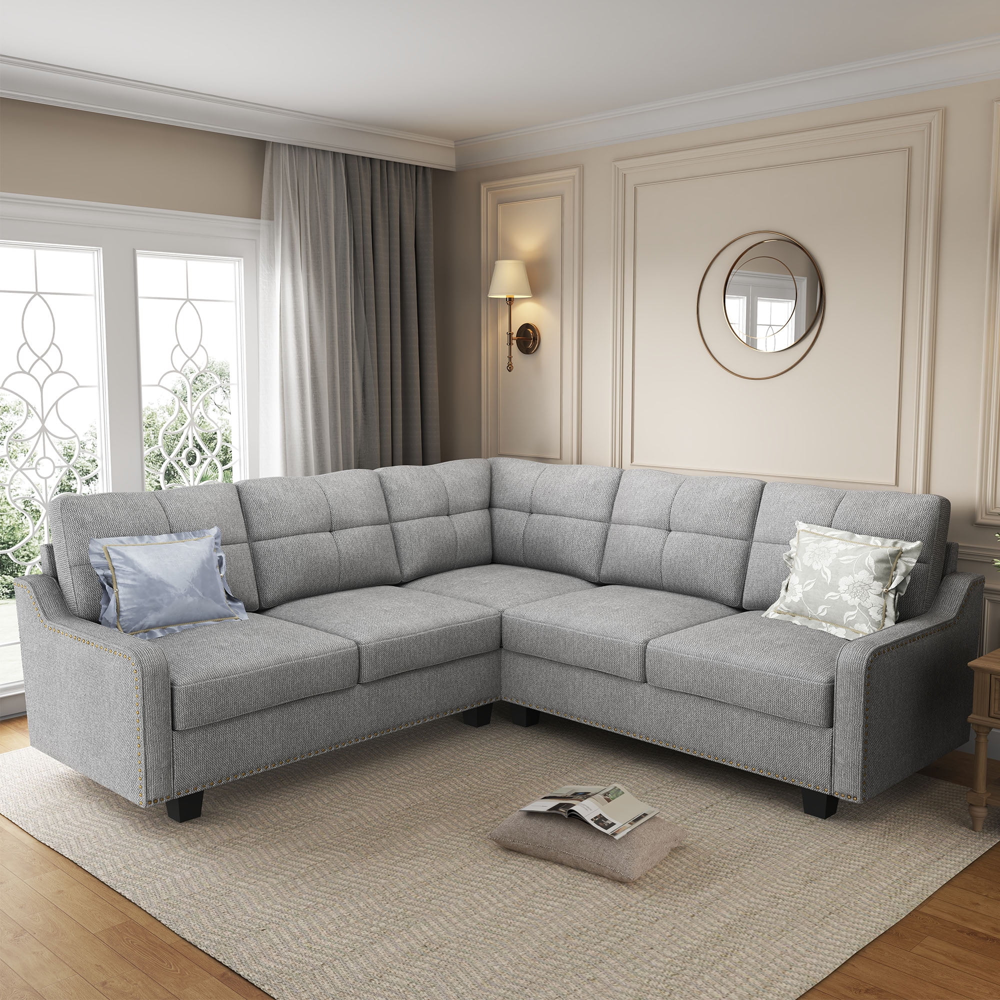 Gray Microfiber Sectional Sofa with Styling Your Room Around the Versatile Lexicon Maston Microfiber Sectional Gray