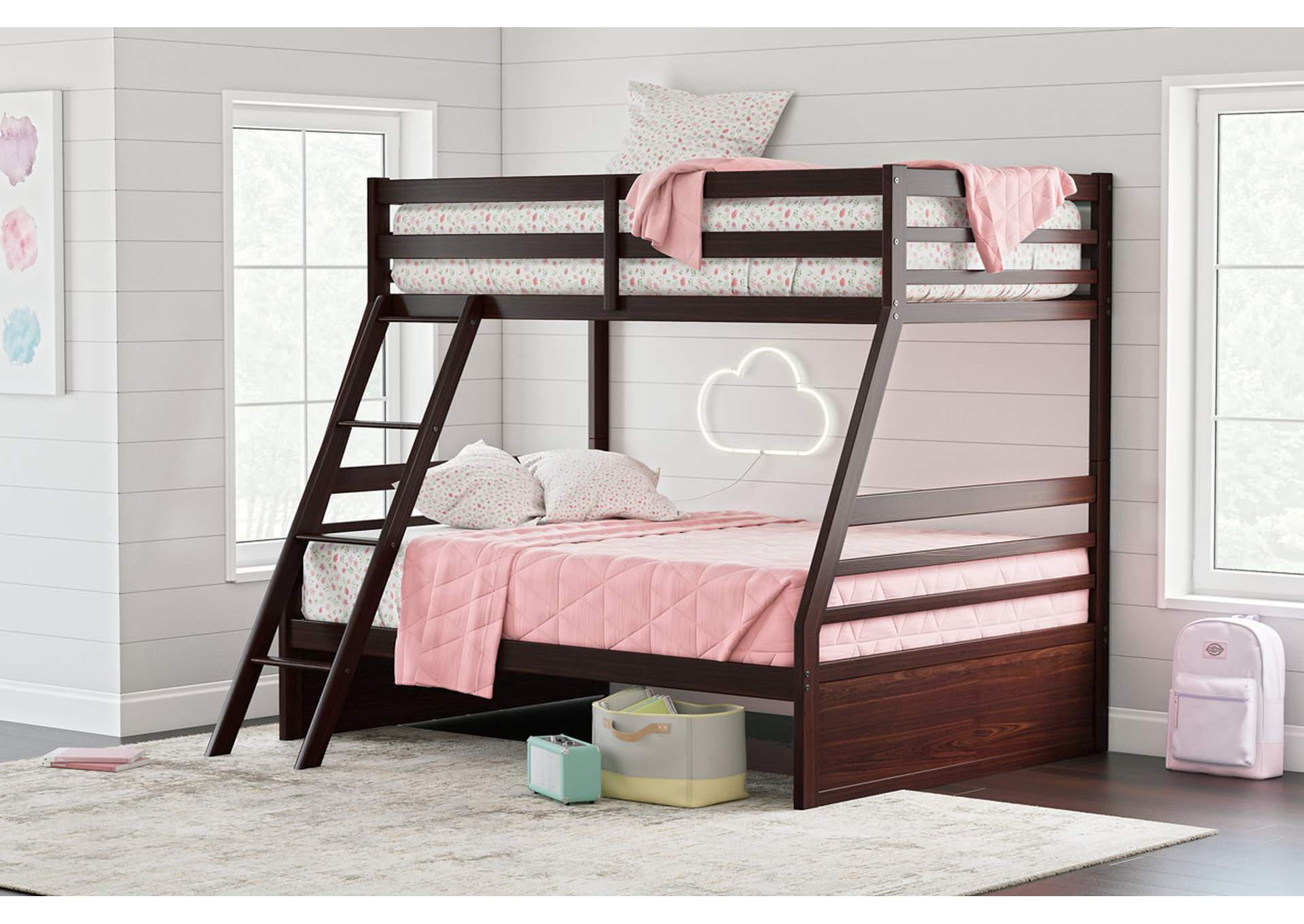 Halanton Twin Over Full Bunk Bed inside