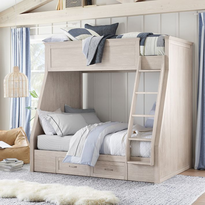 Hampton Twin-Over-Full Bunk Bed | Pottery Barn Teen within