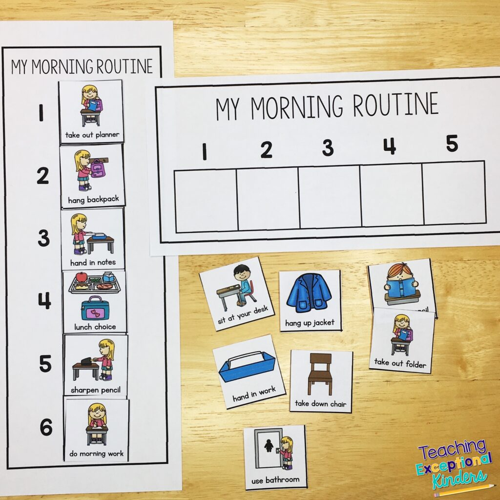 How To Set Up An Effective Kindergarten Morning Routine - Teaching ... regarding How the Rainbow Accents Toddler Locker Simplifies Morning Routines
