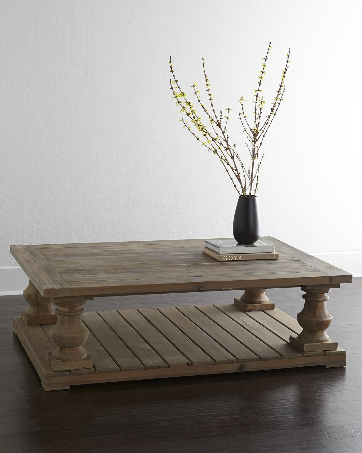 John-Richard Collection Chelsea Walnut-Burl Coffee Table | Horchow inside