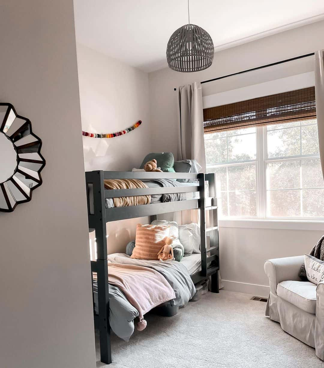 Kids Room With Black Bunk Bed - Soul &Amp; Lane within Finding the Perfect Fit Choosing the Right Black Bunk Bed for Your Child