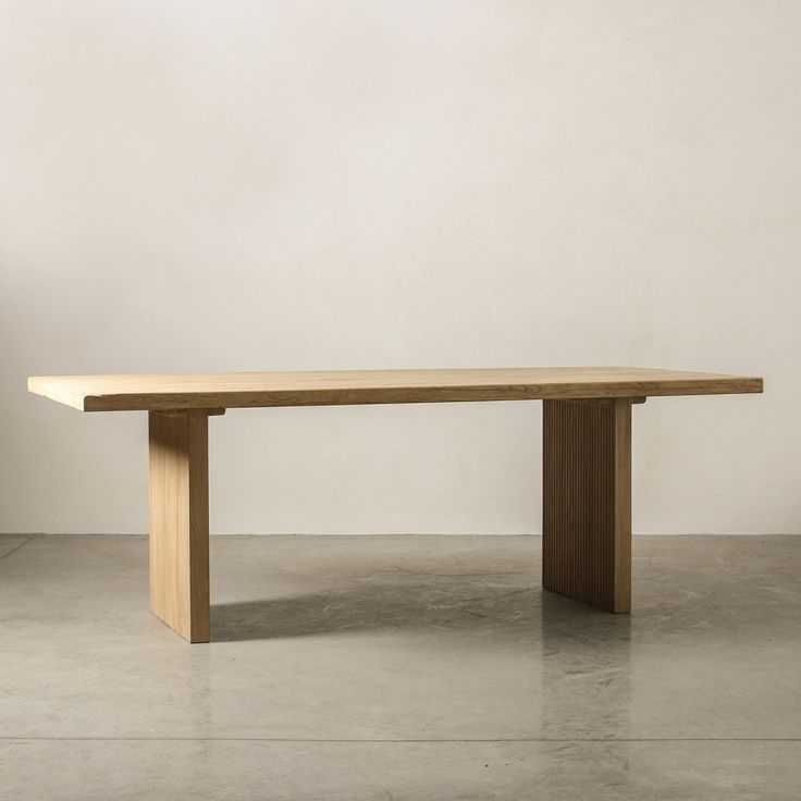 Kora Dining Table throughout A Closer Look at the Light Oak Finish of the Kora Dining Table
