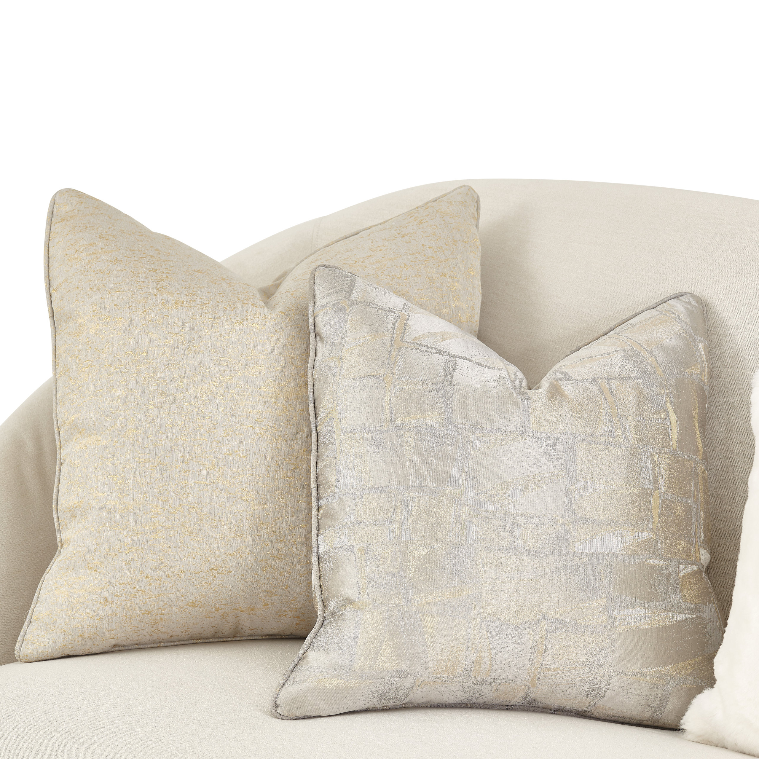 La Rachelle Sofa - Icicle/Champagne - Contemporary - Sofas - By ... intended for