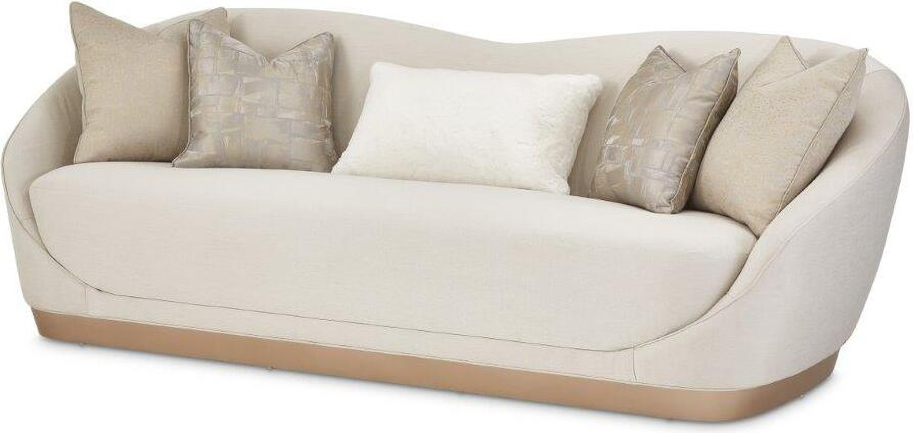 La Rachelle Sofa In Icicle And Champagne By Aico | 1Stopbedrooms inside Unveiling the Allure of the La Rachelle Sofa in Icicle/Champagne