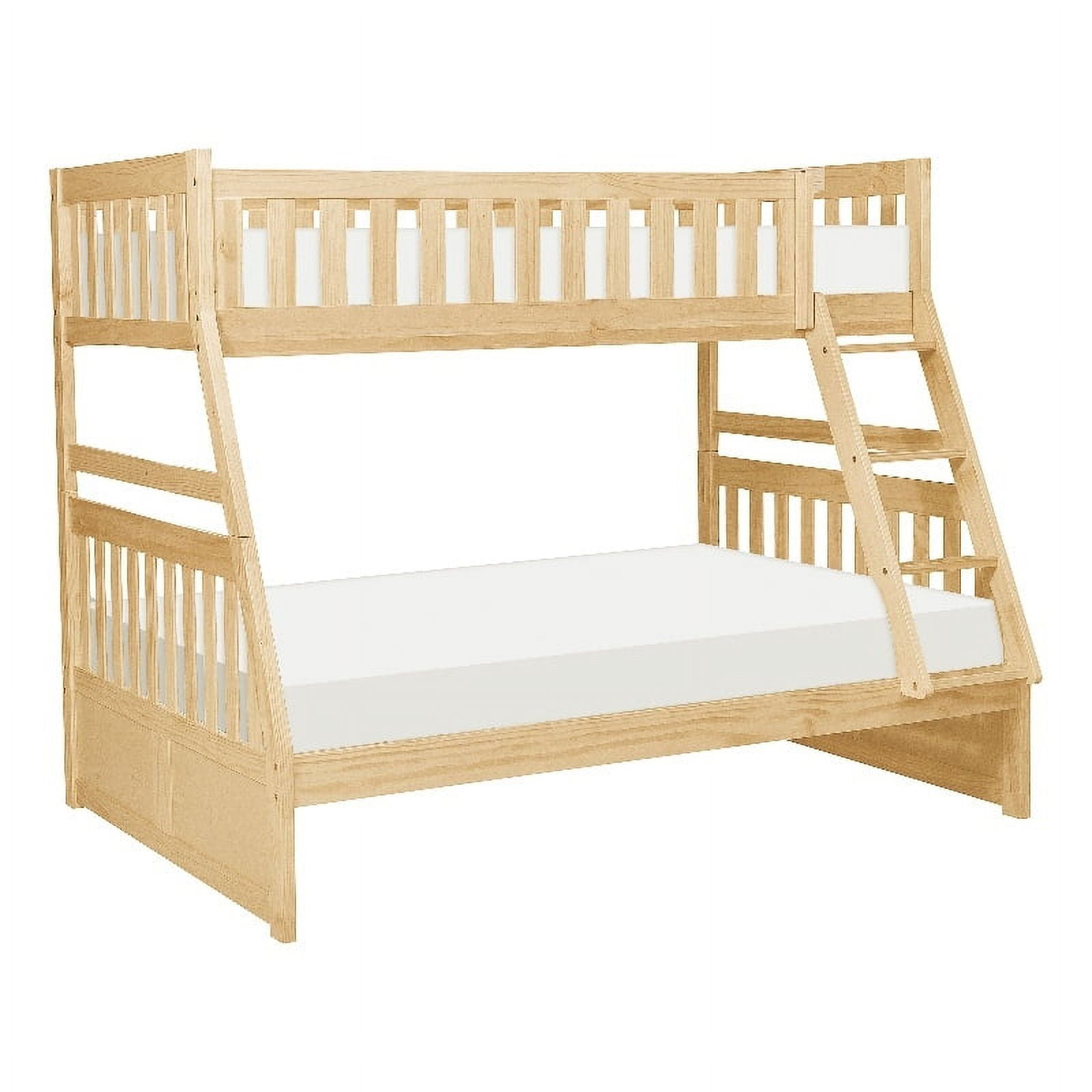 Lexicon Contemporary Wood And Mdf Board Twin/Full Bunk Bed In Natural ... inside