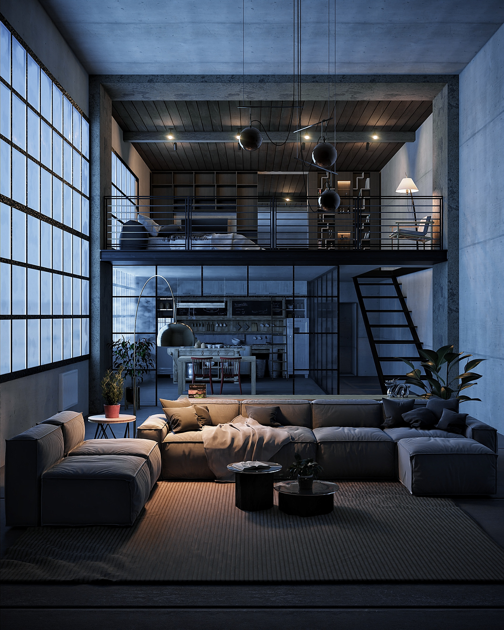 Loft (2) | Images :: Behance pertaining to