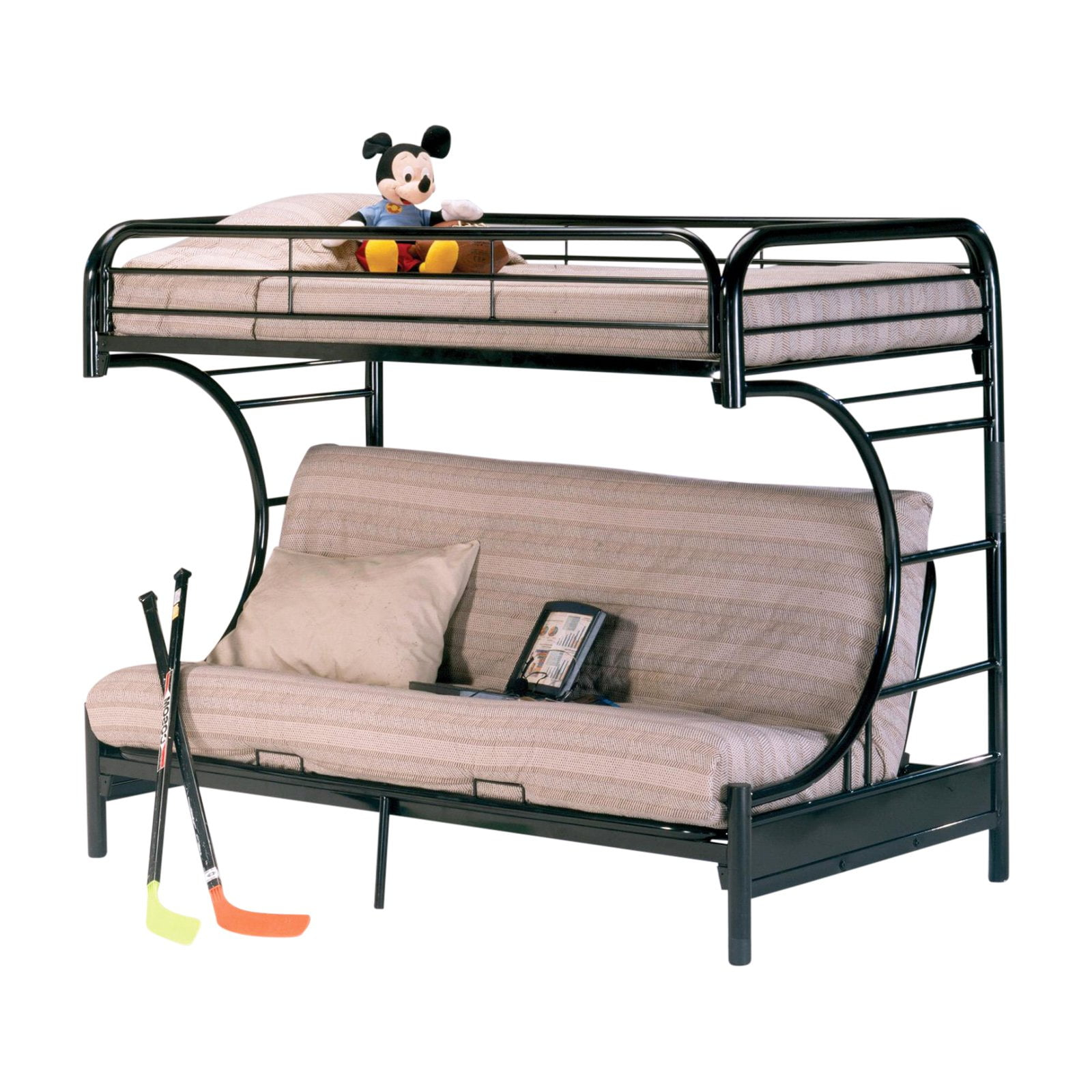 Merax Twin-Over-Full Futon Metal Bunk Bed At Johnnie Hart Blog with regard to
