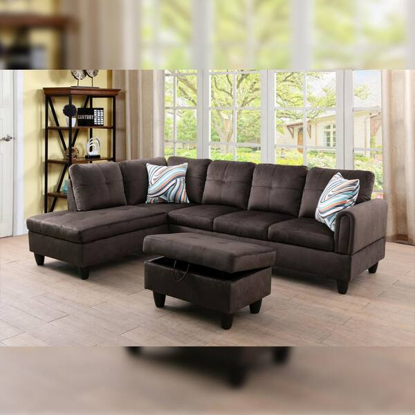 Microfiber Sectional Sofa | Cabinets Matttroy regarding Styling Your Room Around the Versatile Lexicon Maston Microfiber Sectional Gray