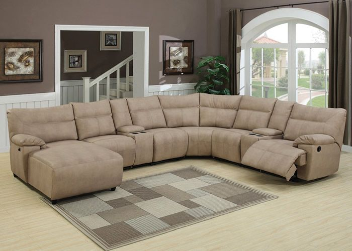 Microfiber Sectional Sofa in