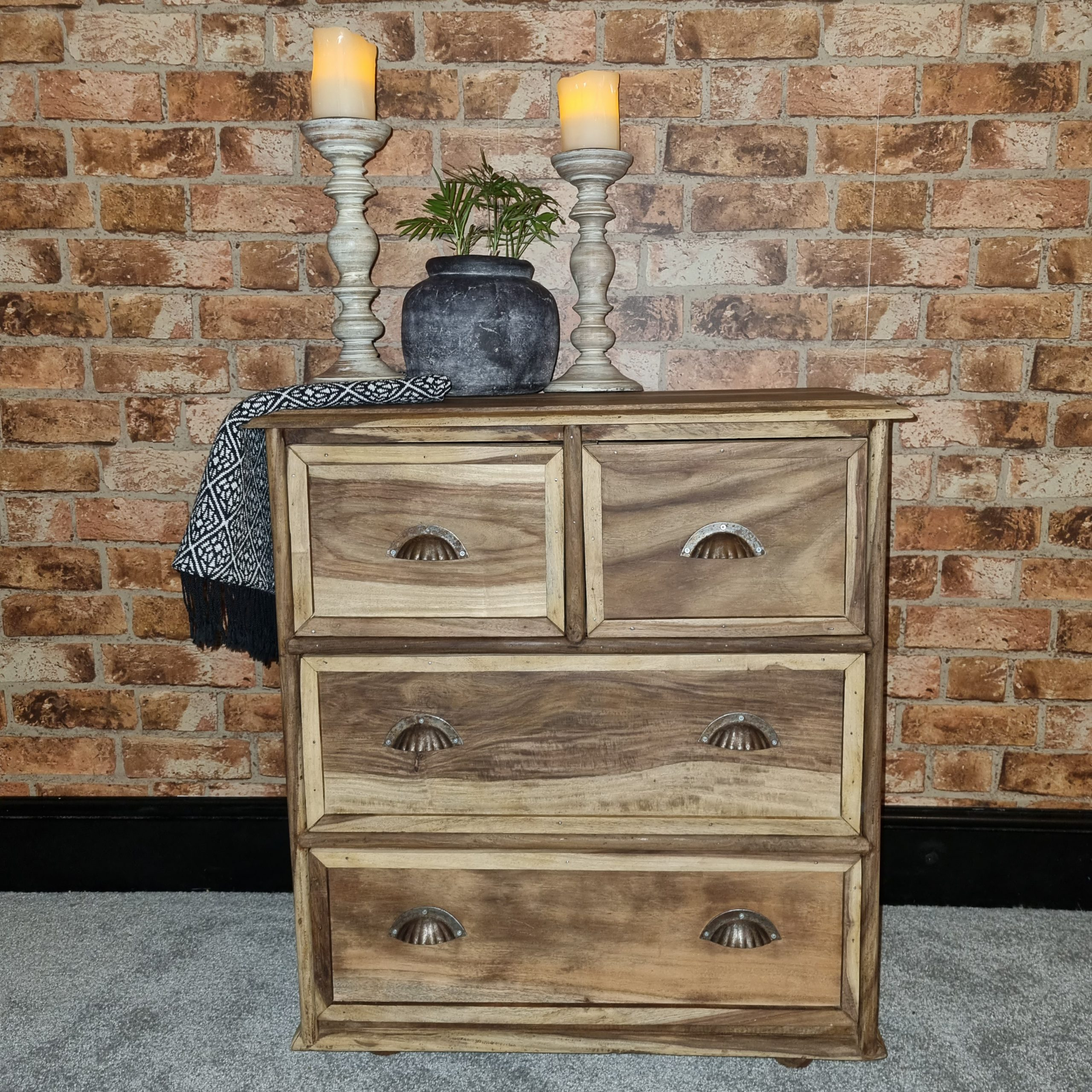 Natural Indonesian Wood Chest Of Drawers – Urban Ivy Furniture Design throughout