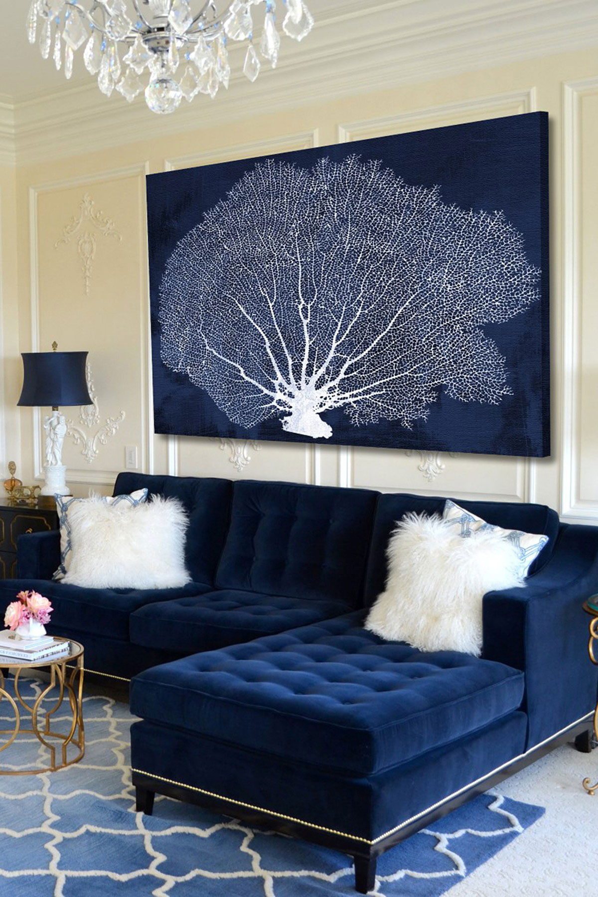 Navy Blue Living Room Ideas – Adorable Homeadorable Home within