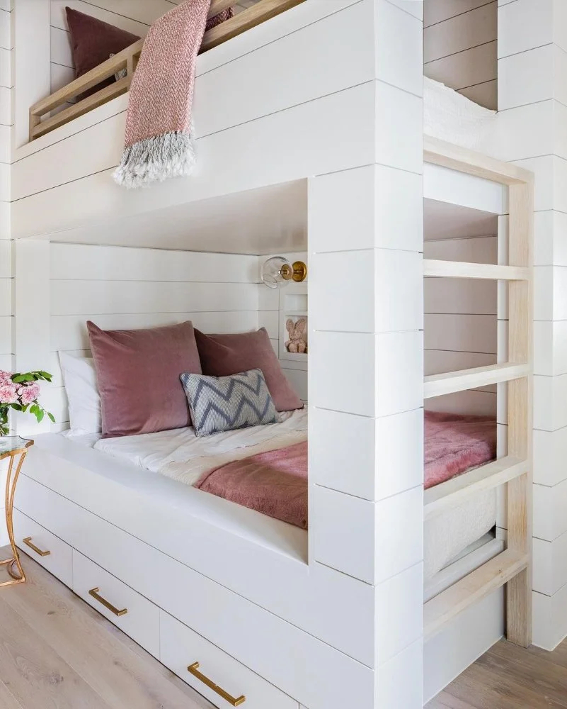 Our Favorite Bunk Bed Inspiration From Instagram — Farmhouse Living for Designing Sleep Havens With the Cone Mills Complete Bunk Bed