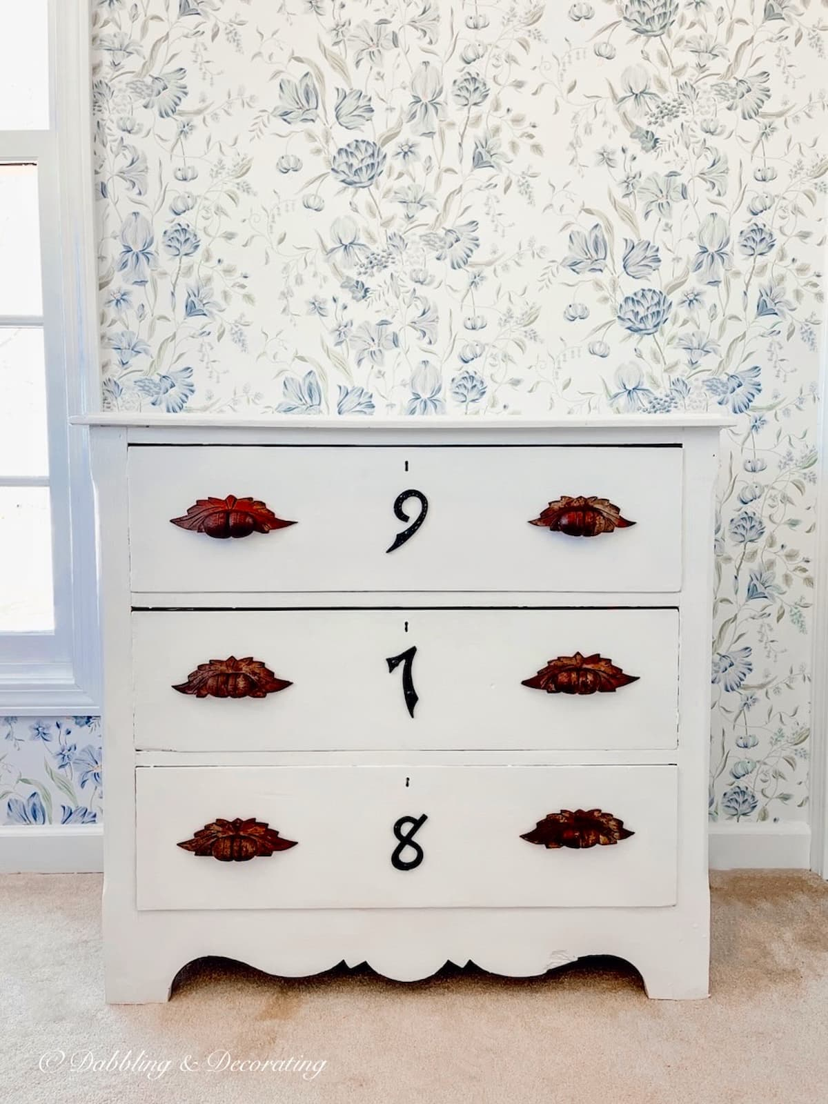 Painted Dresser Ideas: Simple Before And After Transformation With ... throughout