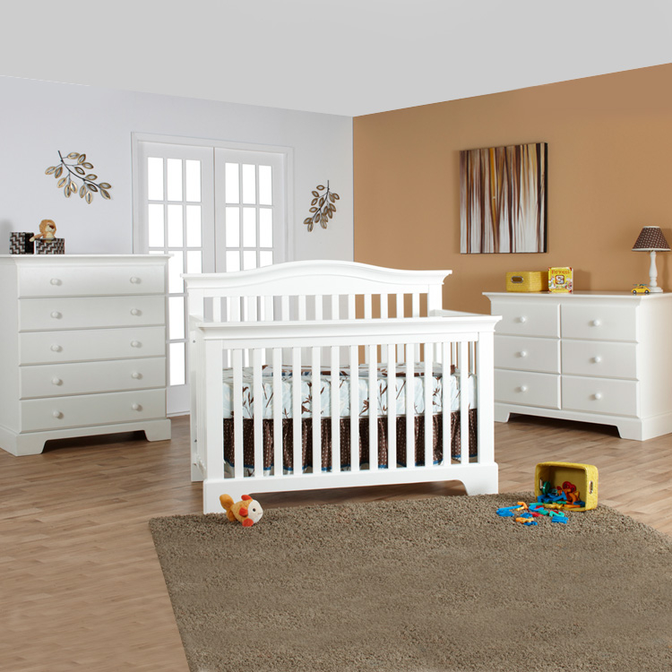 Pali 3 Piece Nursery Set - Volterra Convertible Crib, 5 Drawer Dresser ... with Creating a Serene Nursery with the Pali Design Como Double Dresser in Vintage White