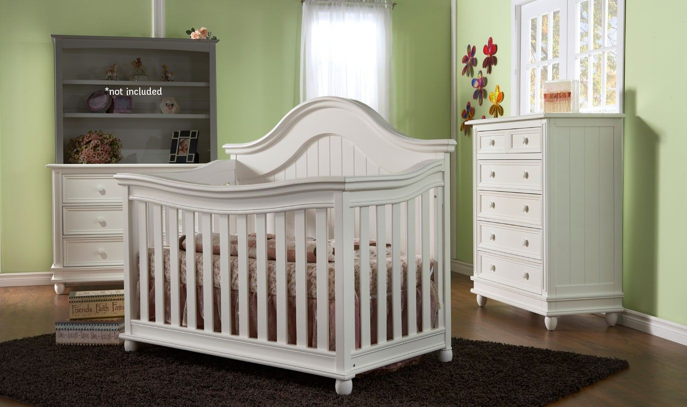 Pali Marina 3 Piece Nursery Set In White - Crib, Double Dresser, 5 ... with What to Look for in a Double Dresser for Your Baby's Room